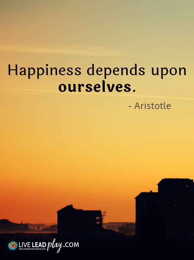 Happiness Depends Upon Ourselves Aristotle